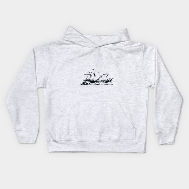 Splaaash Series - Sydney Ink Kids Hoodie by Dagui